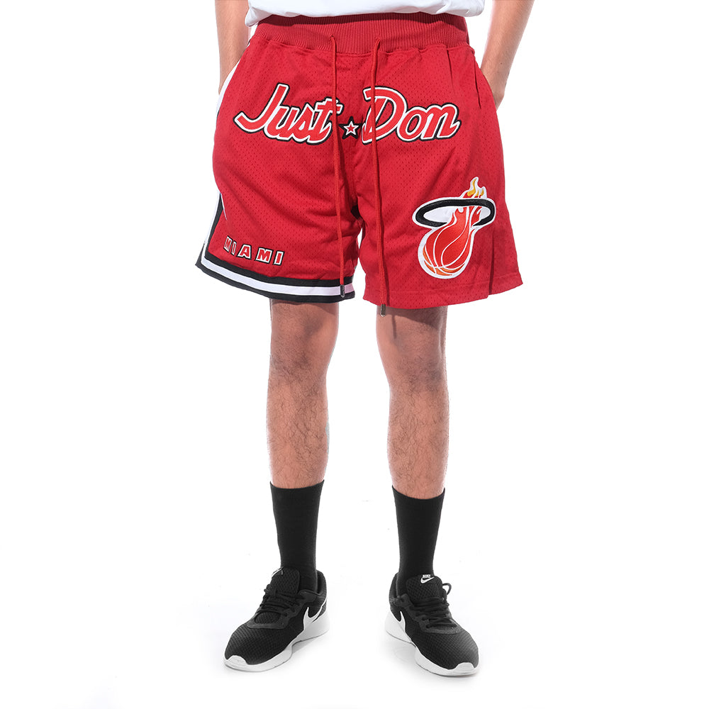 Mitchell & Ness Just Don Miami Heat 1997-98 Shorts Red