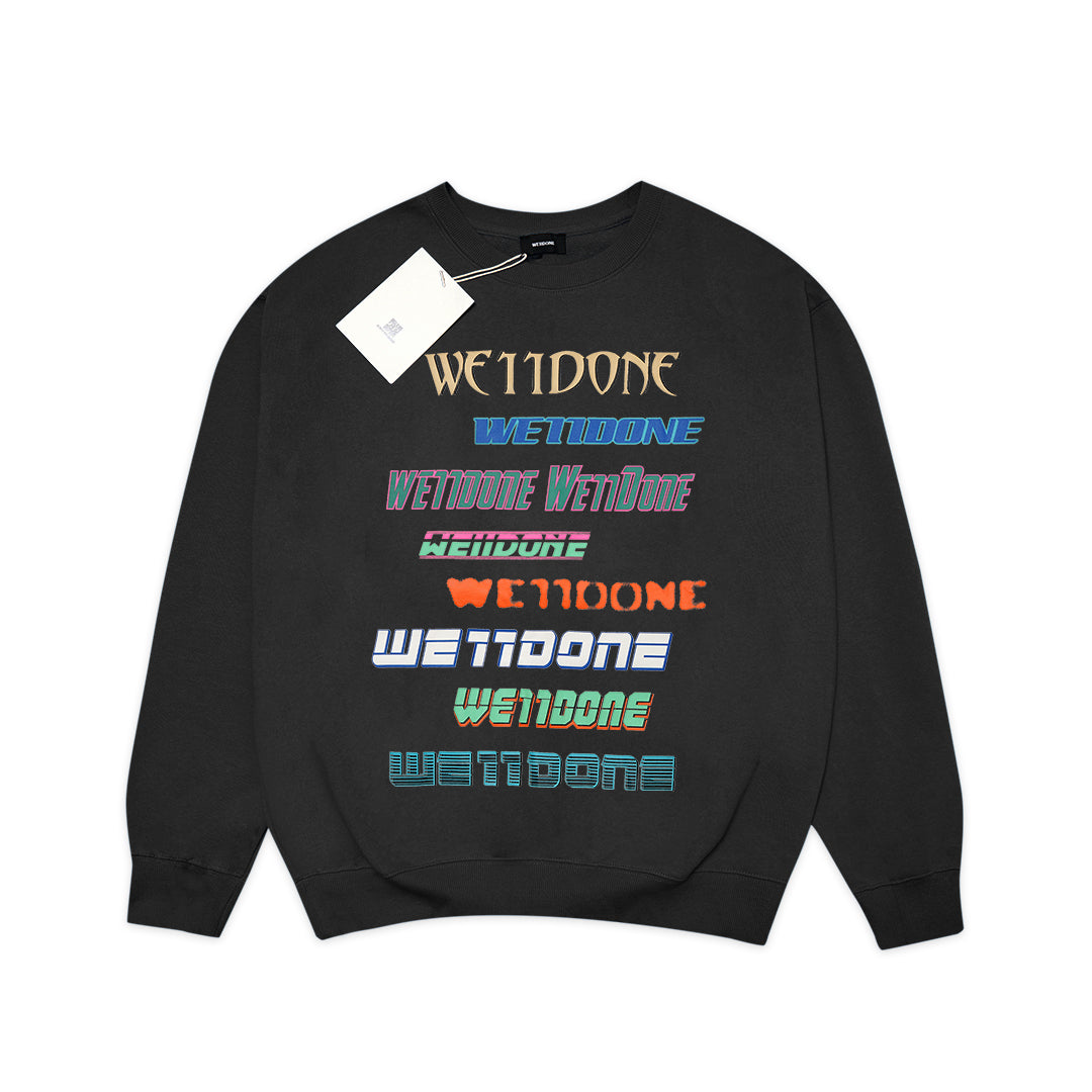 We11done Multi Logo Sweatshirt