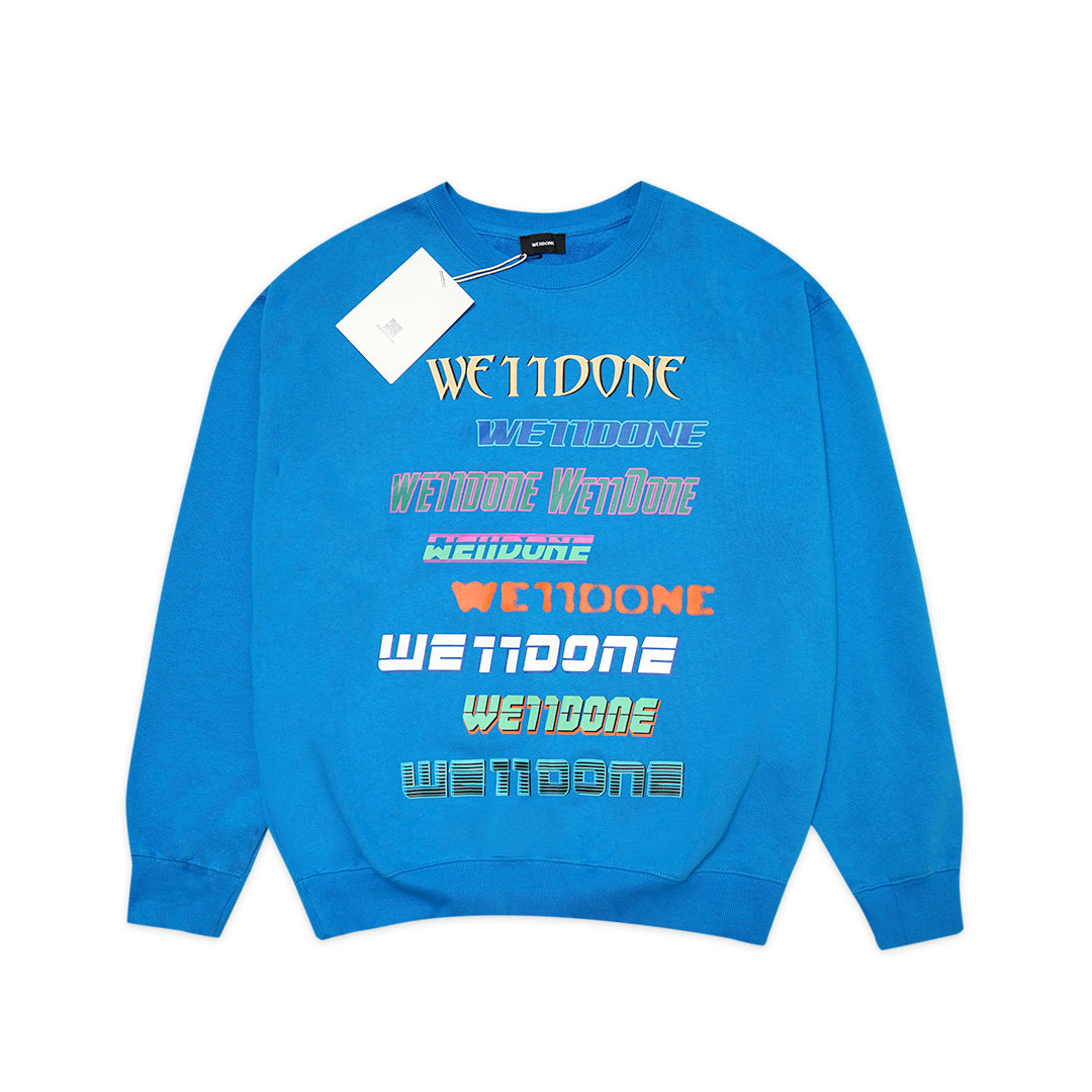 We11done Multi Logo Sweatshirt
