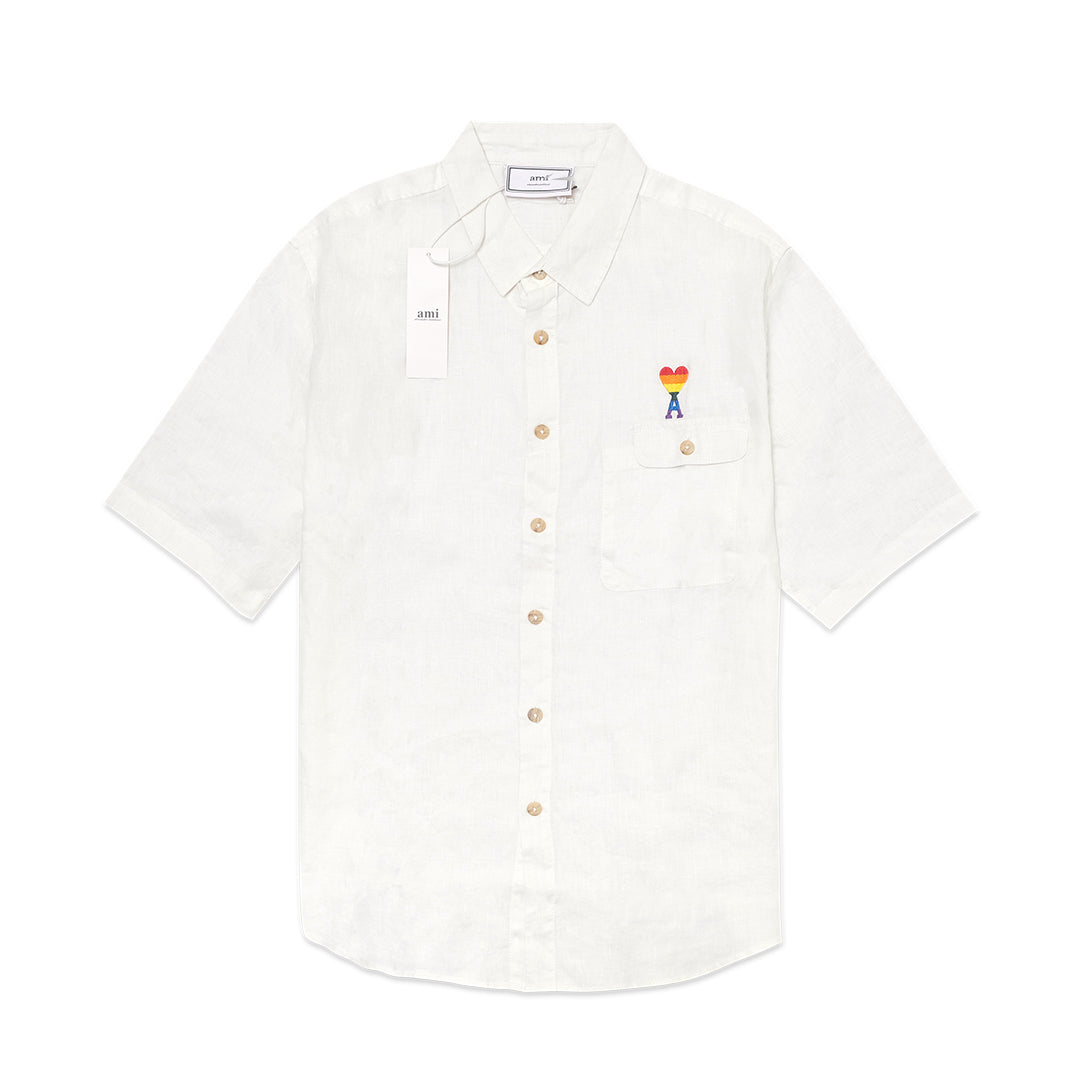4M1 Rainbow Logo Short Sleeve Shirt