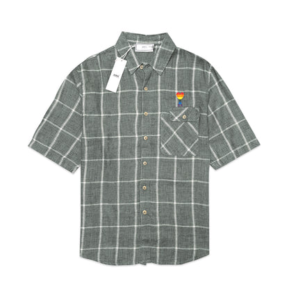 4M1 Rainbow Logo Short Sleeve Shirt