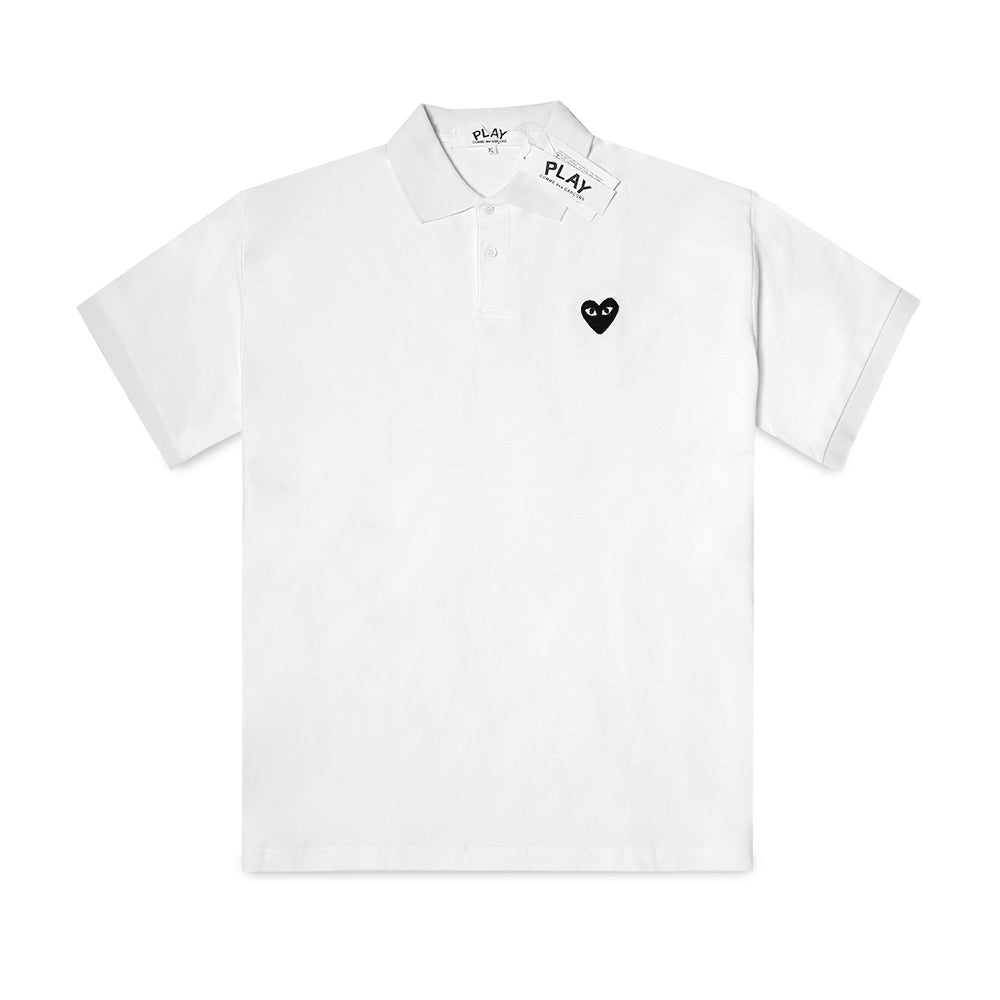 CDG Play Black Heart Polo Shirt