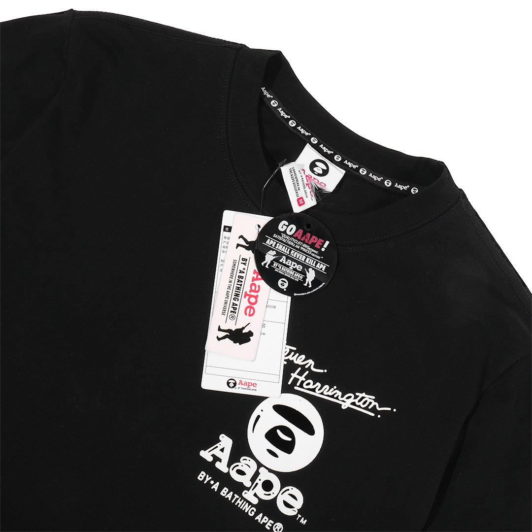 Aape by A Bathing Ape X Steven Harrington T-Shirt Black