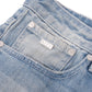Kith Varick Letter Denim Jeans Washed Light Blue