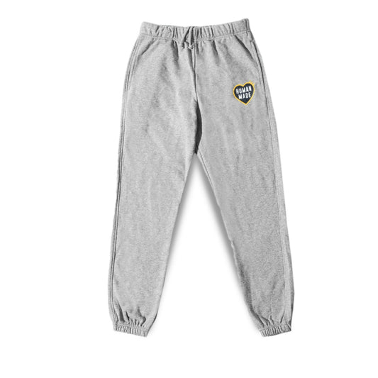 Human Made Tricolor Heart Logo Sweatpants Grey