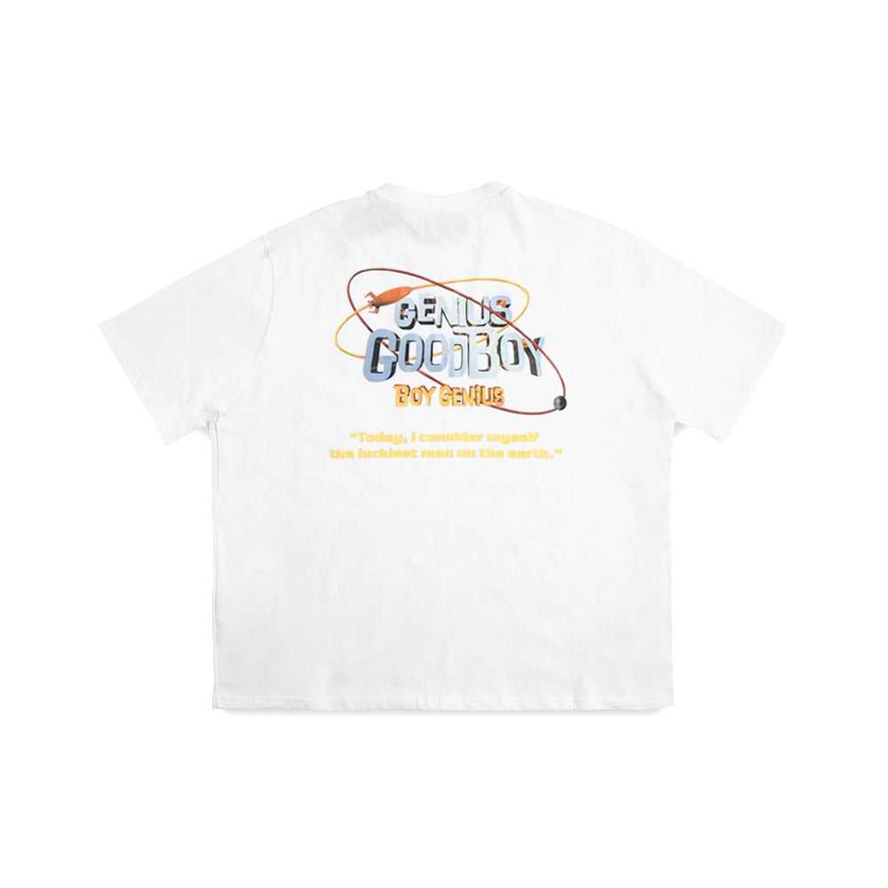XOXOGOODBOY Boy Genius T-Shirt White