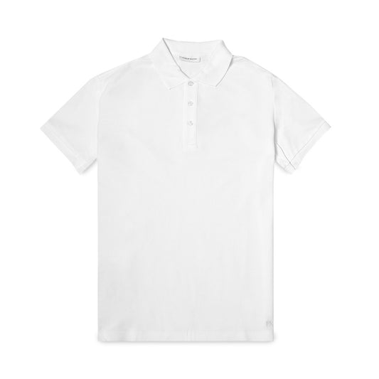 Philip Roth Bottom PR Embroidery Polo Shirt White