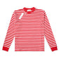 FOG Sixth Collection Striped Long Sleeve T-Shirt Red