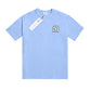 M7B Back Monogram Logo T-Shirt Light Blue