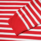 FOG Sixth Collection Striped Long Sleeve T-Shirt Red