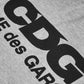 CDG Back Text Sweatshirt Grey