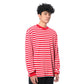 FOG Sixth Collection Striped Long Sleeve T-Shirt Red