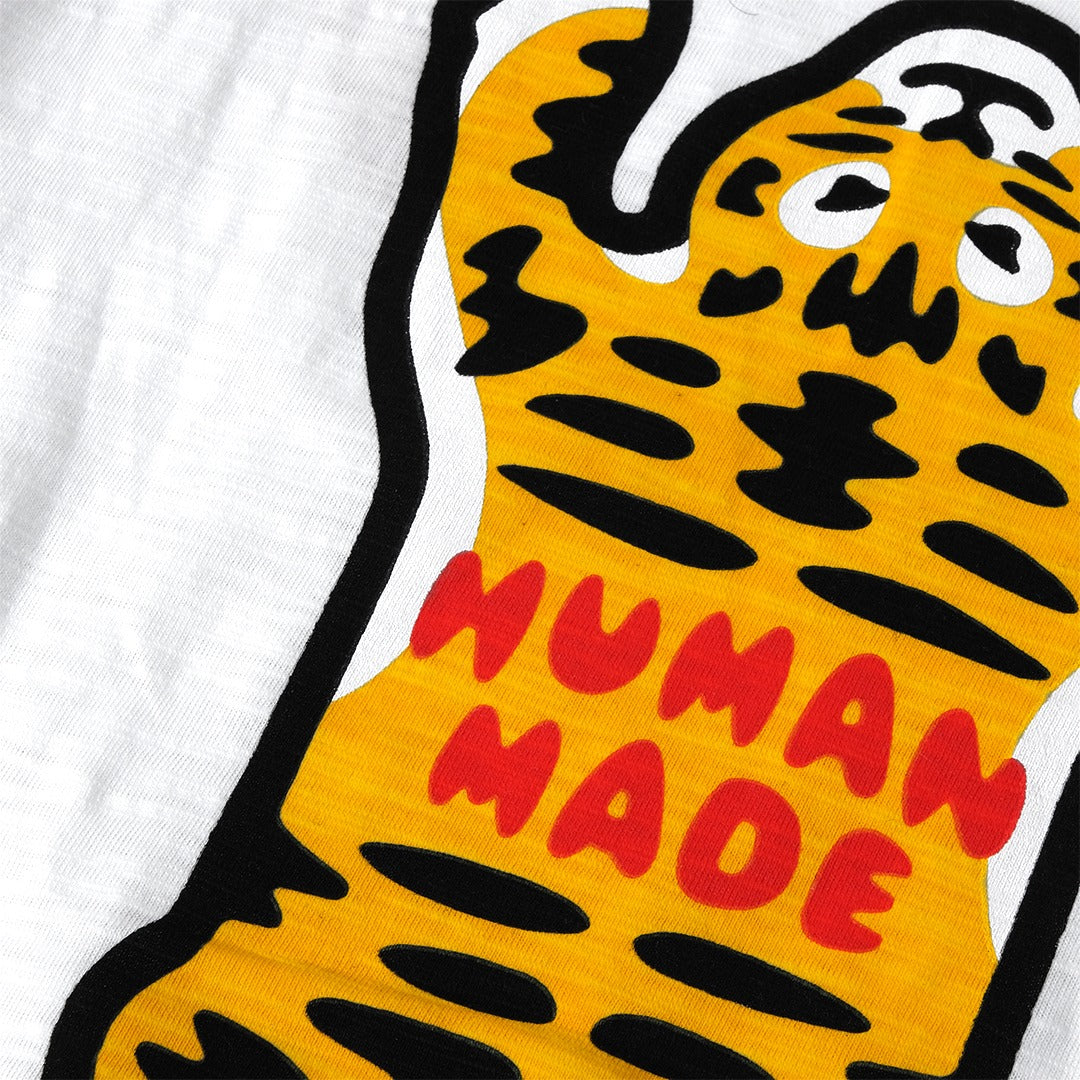 Human Made Back Tiger T-Shirt White