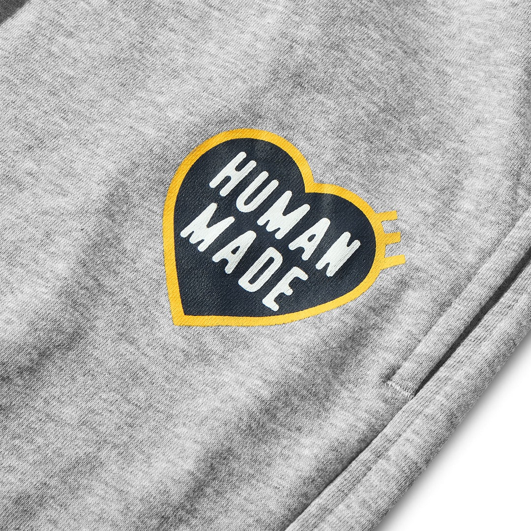 Human Made Tricolor Heart Logo Sweatpants Grey