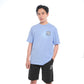 M7B Back Monogram Logo T-Shirt Light Blue