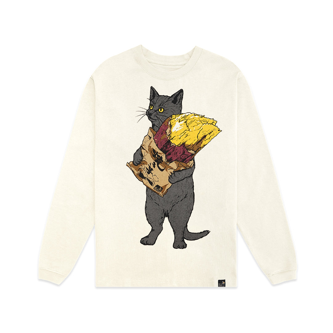 Go Slow Caravan Yakiimo Cat Long Sleeve T-Shirt