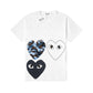 CDG Play Tri Camo Heart T-Shirt