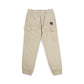 M7B Basic Cotton Cargo Track Pants Cream