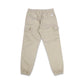 M7B Basic Cotton Cargo Track Pants Cream