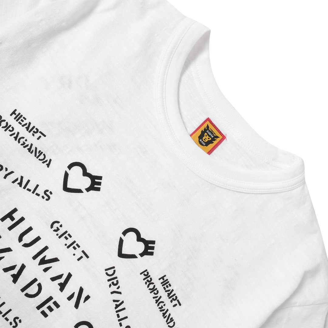 Human Made Heart Propaganda T-Shirt White