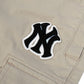 M7B Basic Cotton Cargo Track Pants Cream