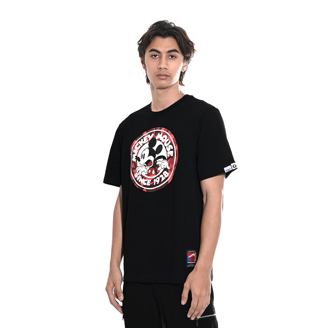 AAPE X DSNY Circle Mickey T-Shirt