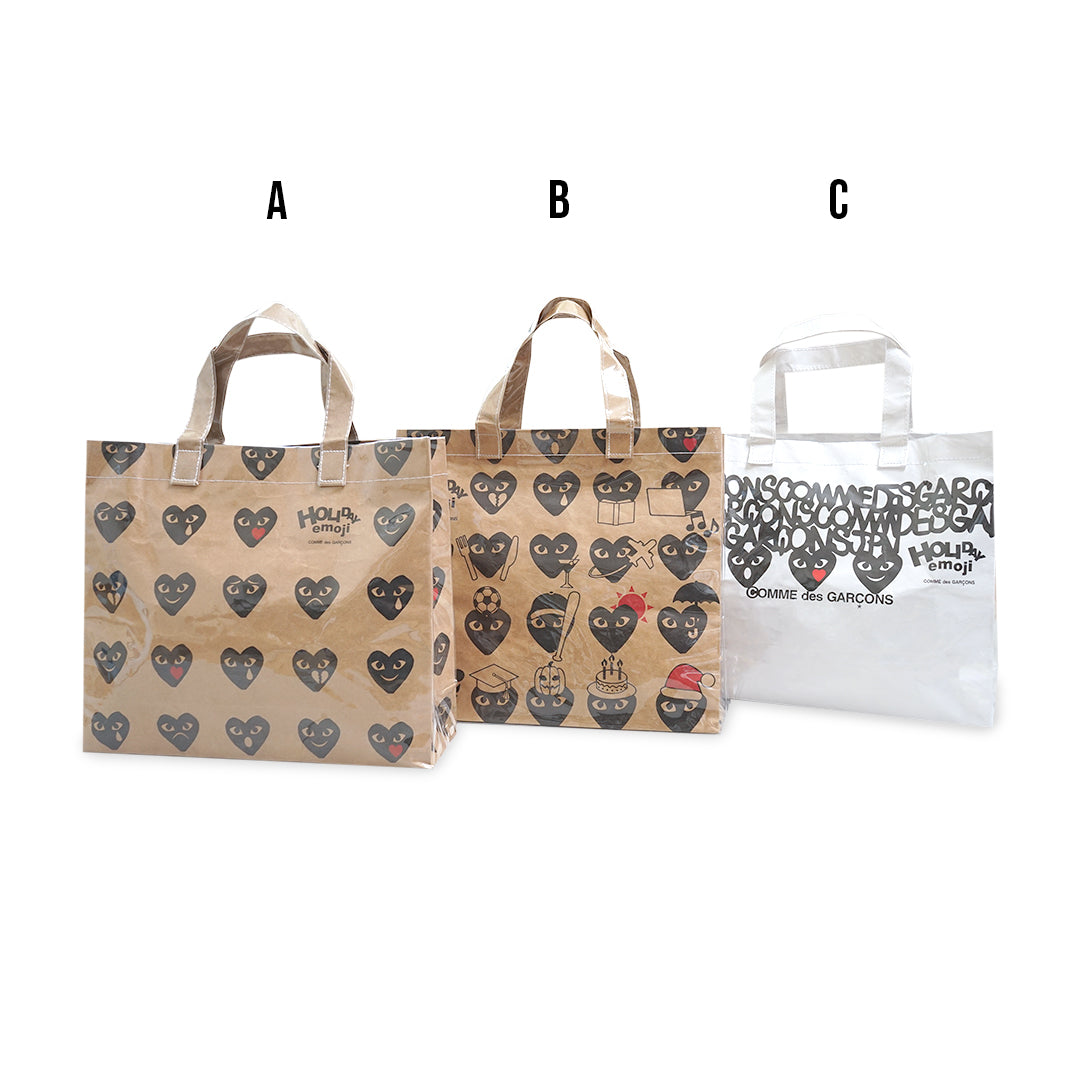 CDG Holiday Emoji PVC Craft Paper Tote Bag – SANGKIL