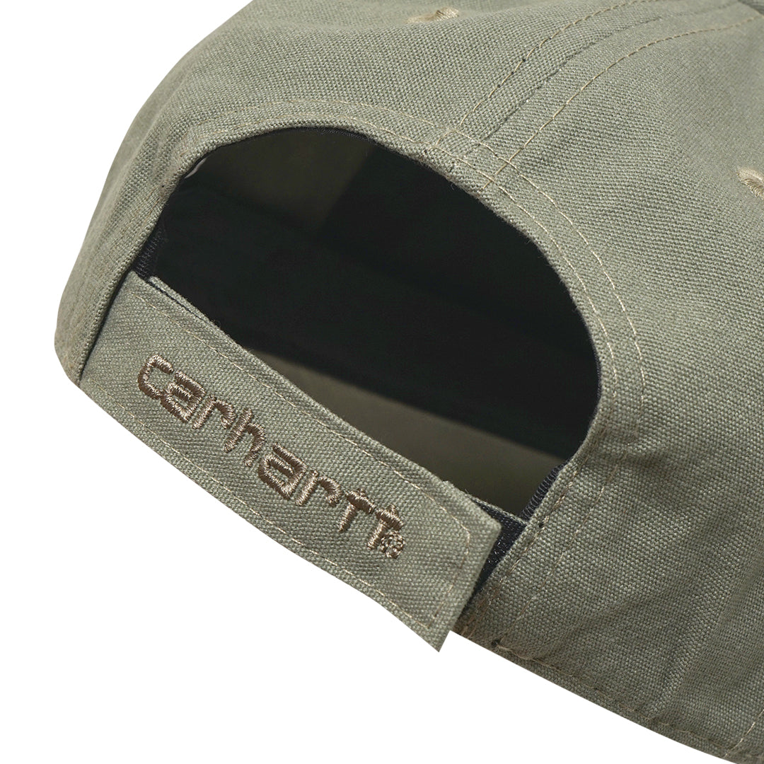 CHT Leather Logo Canvas Baseball Cap