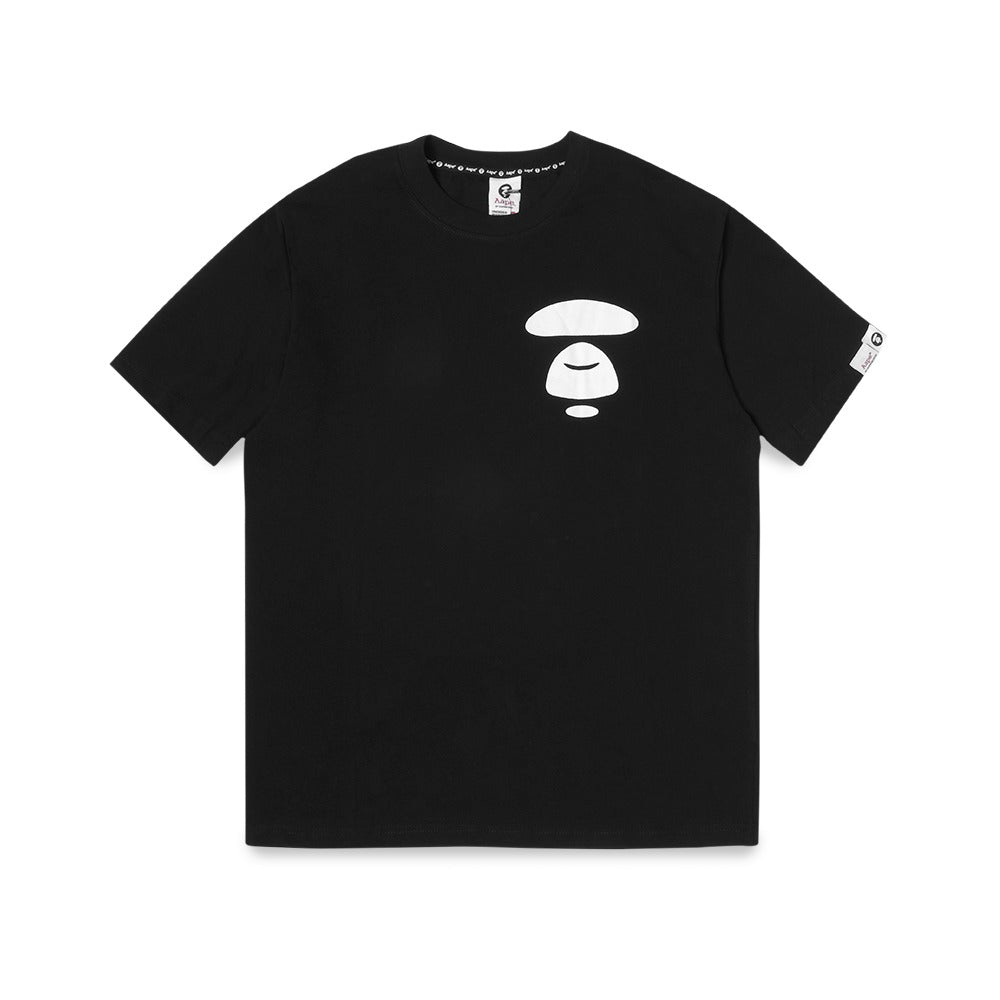 Aape by A Bathing Ape Universe Text T-Shirt Black