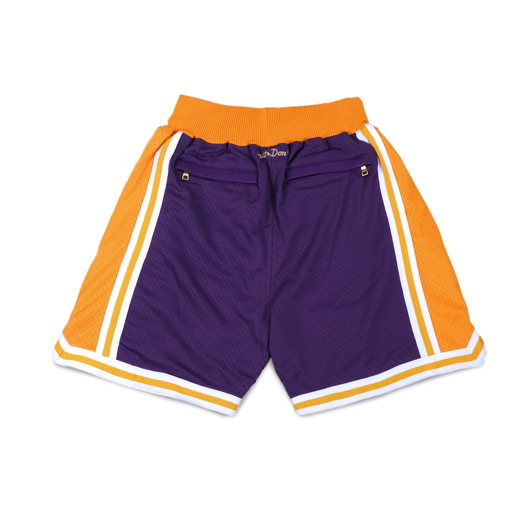 Mitchell & Ness Just Don Lakers Road 1996 Shorts Purple