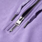 4M1 Solid Logo Half Zip Jacket Purple