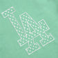M7B Back Monogram Logo T-Shirt Light Green