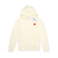 CDG Play Red Heart Hoodie