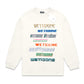 We11done Multi Logo Long Sleeve T-Shirt