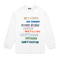 We11done Multi Logo Long Sleeve T-Shirt