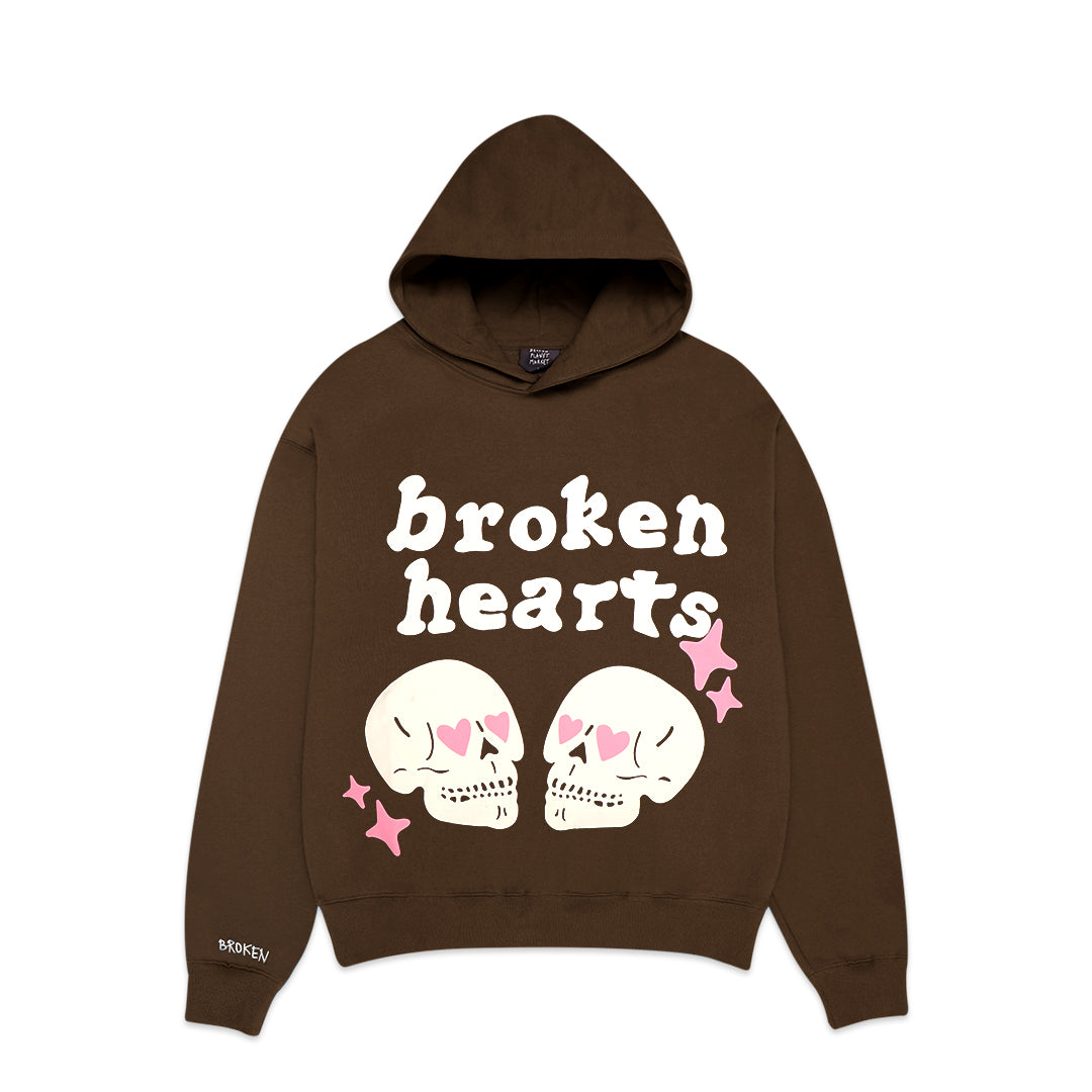 Broken Planet Market Bottom Broken Hearts Hoodie