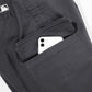 M7B Basic Cotton Cargo Track Pants Dark Grey