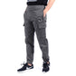 M7B Basic Cotton Cargo Track Pants Dark Grey