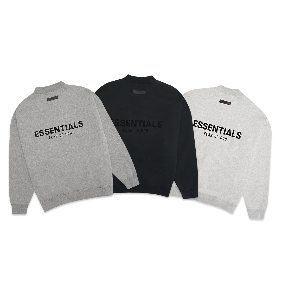 FOG Essentials Back Velvet Text Sweatshirt
