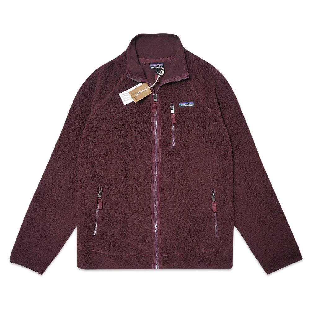 PTG Retro Pile Fleece Jacket Burgundy