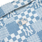 M7B Checkerboard Monogram Denim Short Sleeve Shirt