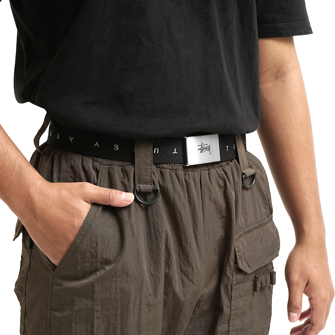 Stussy Small Text Webbing Belt