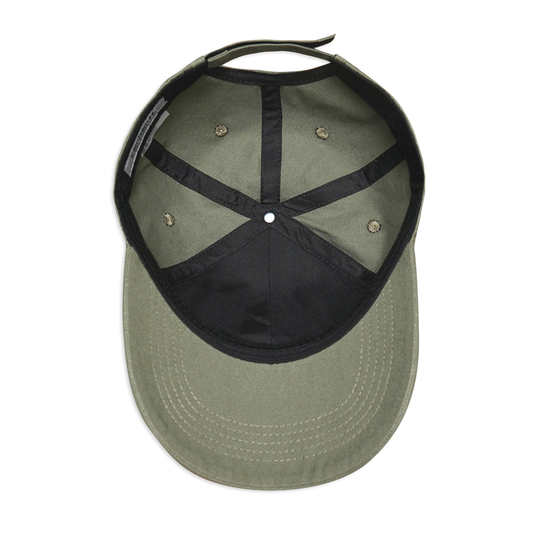 CHT Leather Logo Canvas Baseball Cap