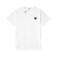 CDG Play Black Heart Patch T-Shirt White