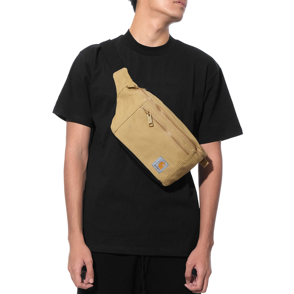 CHT Golden Zipper Canvas Hip Bag