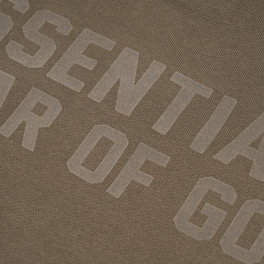 FOG Essentials Center Solid Velvet Polo Sweatshirt