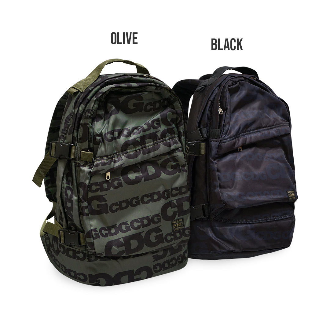 CDG X Porter Monogram Buckle Backpack