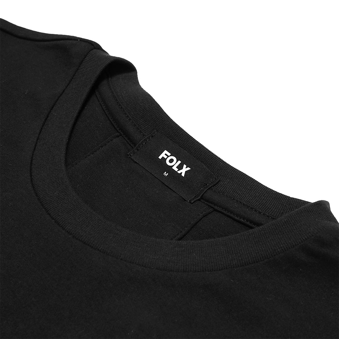 FOLX Basic Mercerised Long Sleeve T-Shirt