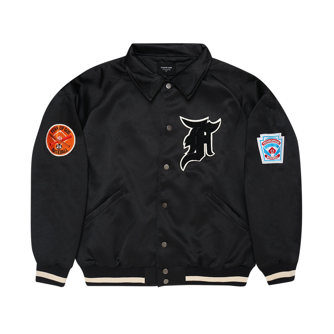 FOG Fifth Collection Satin Manuel Baseball Coaches Jacket – SANGKIL