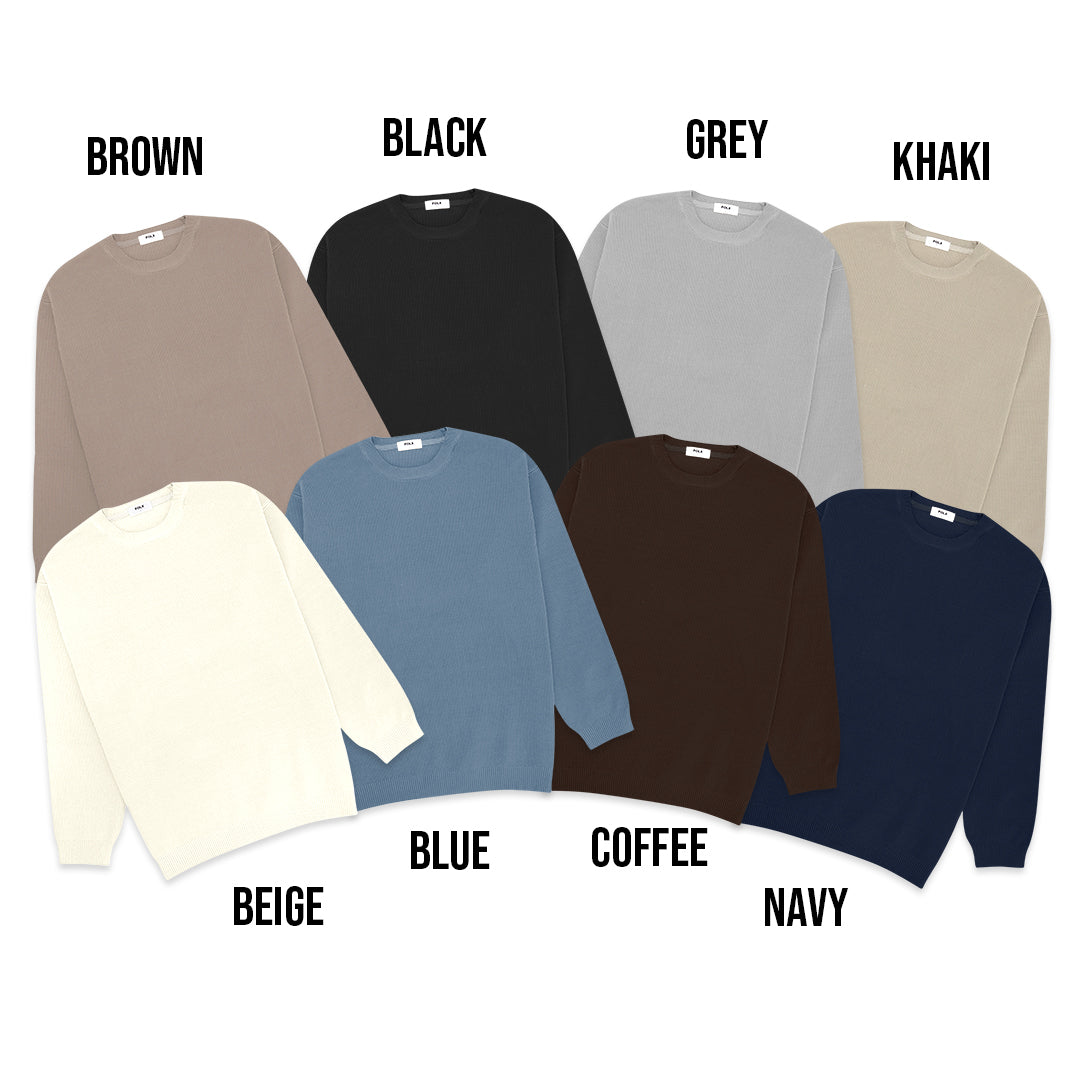 FOLX Vertical Knit Sweater